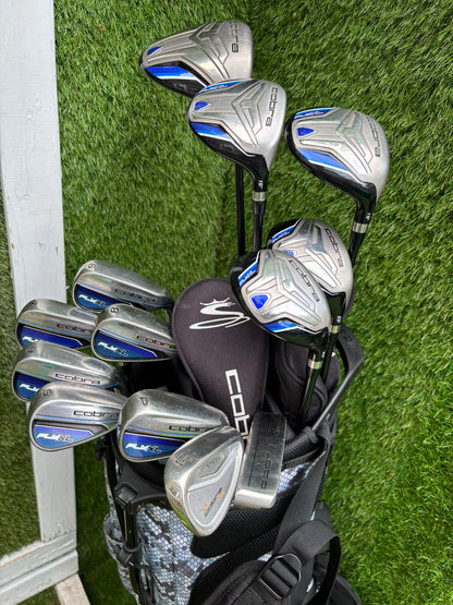 Cobra FLY-XL Complete Golf Set, Matching Woods, Hybrids, Irons & Cobra Ultralight Pro Stand Bag
