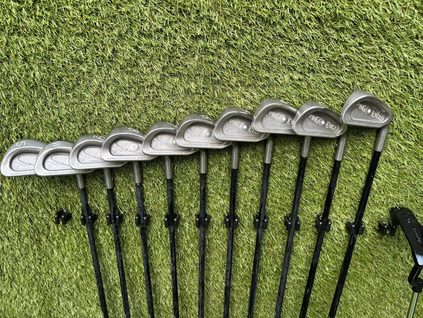 PING Eye 2 Full Set (White Dot • 1-SW + Woods + Hybrid + Putter + Bag)