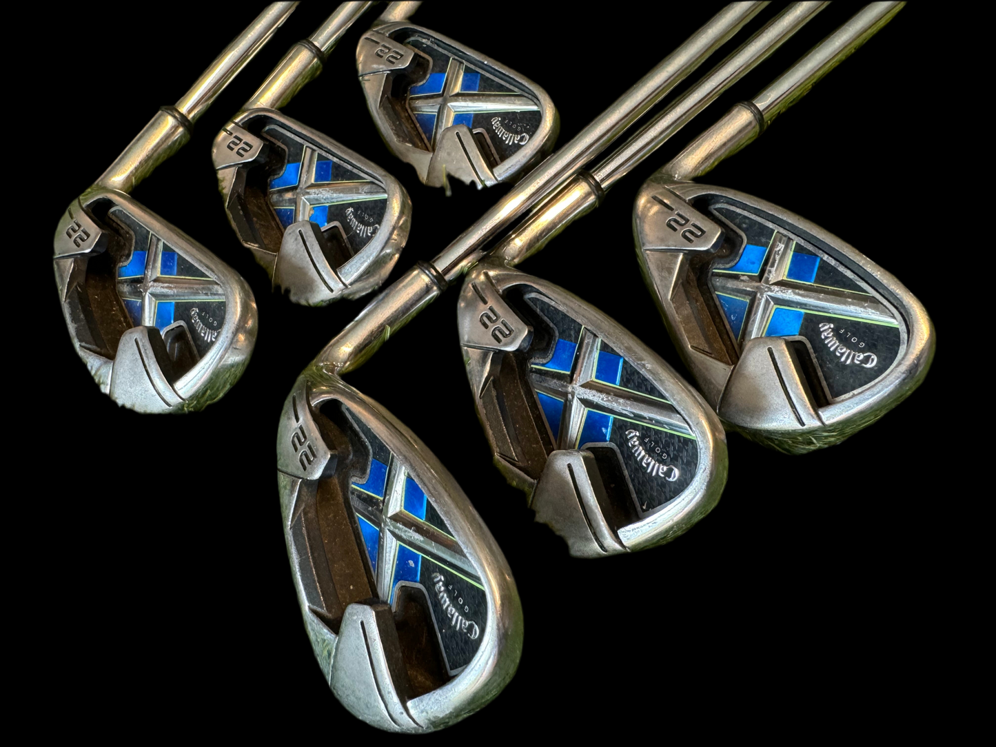 Callaway X22 5-PW - Reg Flex - Steel Shafts