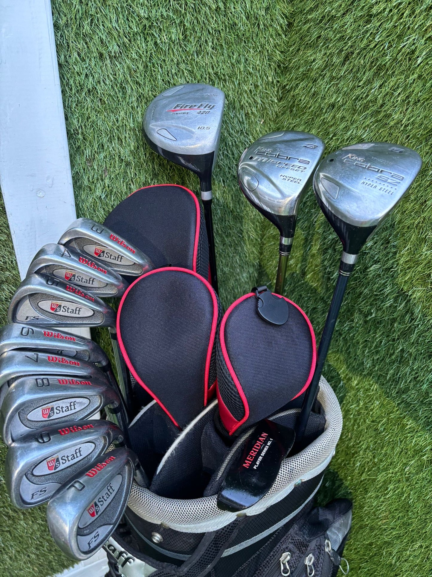 Wilson Staff FS Irons + Cobra Woods + Wilson Staff Cart Bag (12 Clubs) Just £194.00 Delivered