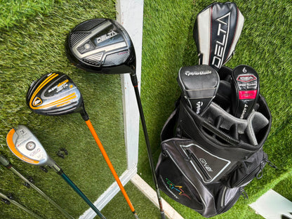 Benross Delta X Irons, Delta Driver, Adams Idea Pro Hybrid, Mizuno M-Craft IV, Vokey SM6 & Greg Norman Cart Bag