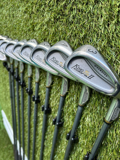 King Cobra II Oversize Irons (3–SW) + Cobra Woods + Ping Anser Putter + Nike Golf Bag Free P&P