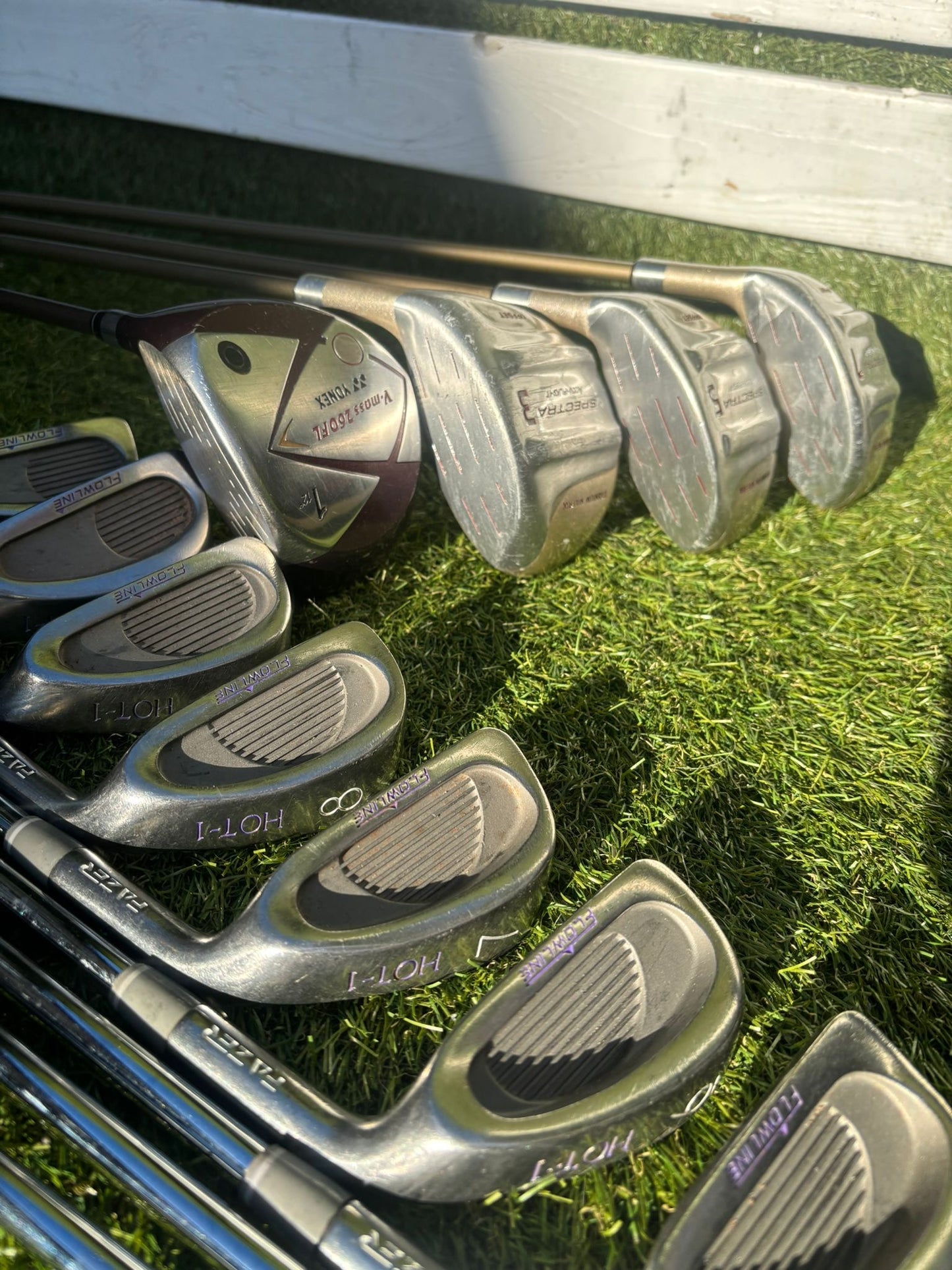 Ladies-Friendly Full Golf Set | Yonex Driver + Fazer Woods + Fazer HOT-1 Irons + Wilson Bag (13 Clubs)