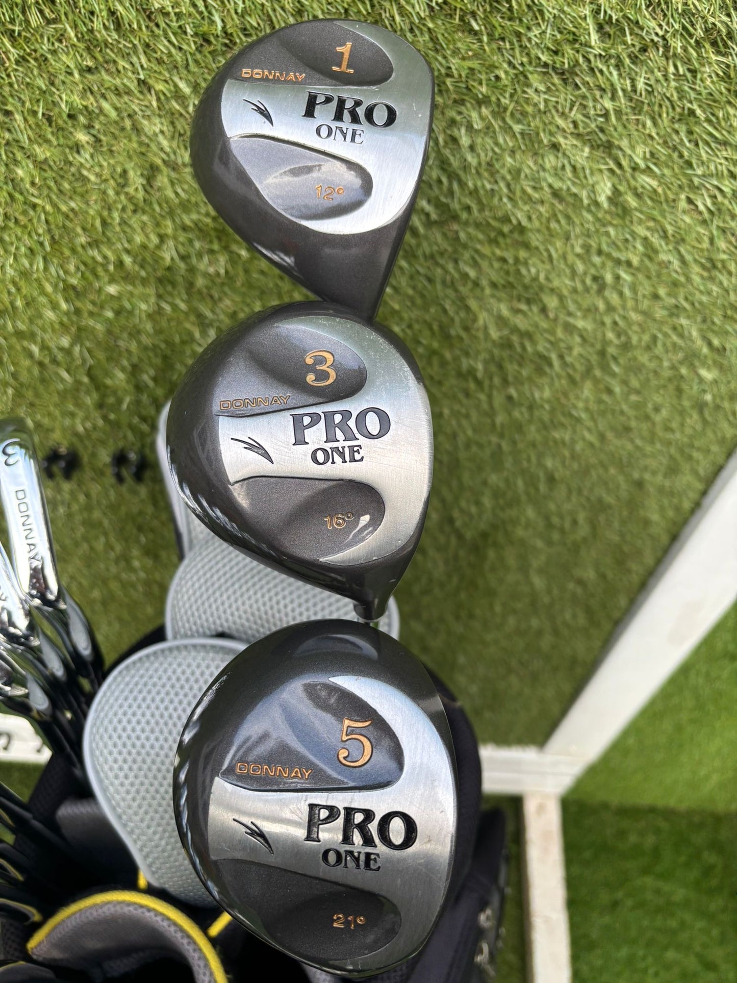 Donnay Pro One Full Golf Set + PowaKaddy Cart Bag (13 Clubs) – Fantastic Like New Condition Just £194.00 Delivered