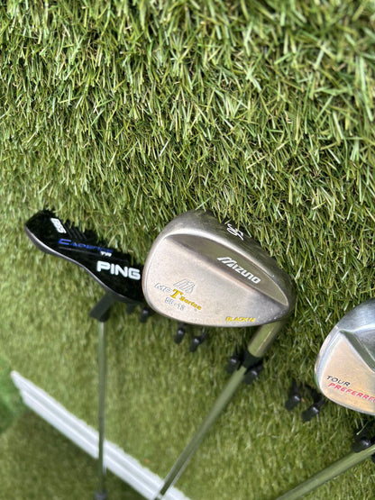 TaylorMade Tour Preferred MC Irons (4–PW) + Burner Driver, R9 Fairway, Callaway Hybrid, Ping Cadence Putter & TaylorMade Bag