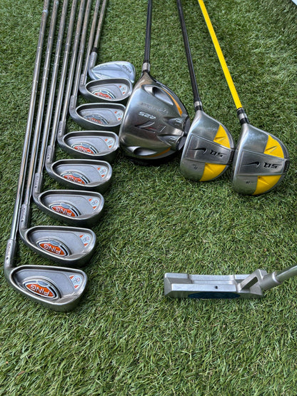 Ping G10 Irons Set + TaylorMade r7 Driver + Nike SQ Woods + Ping Glide Wedge + Cobra Stand Bag