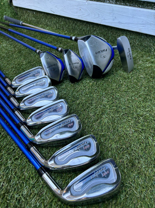 Ladies Falcon Full Set (5–SW) + Driver, Hybrids & Callaway Cart Bag