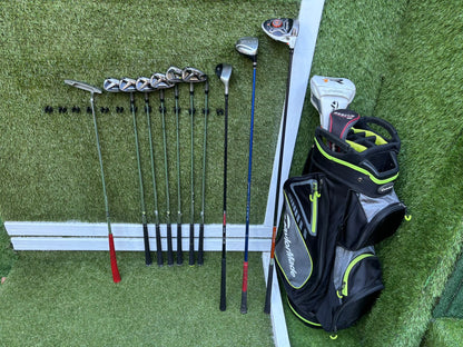 TaylorMade M2 6–SW Irons, R1 Driver, Cobra 3 Wood, Rescue Hybrid, PING Putter & TaylorMade Bag
