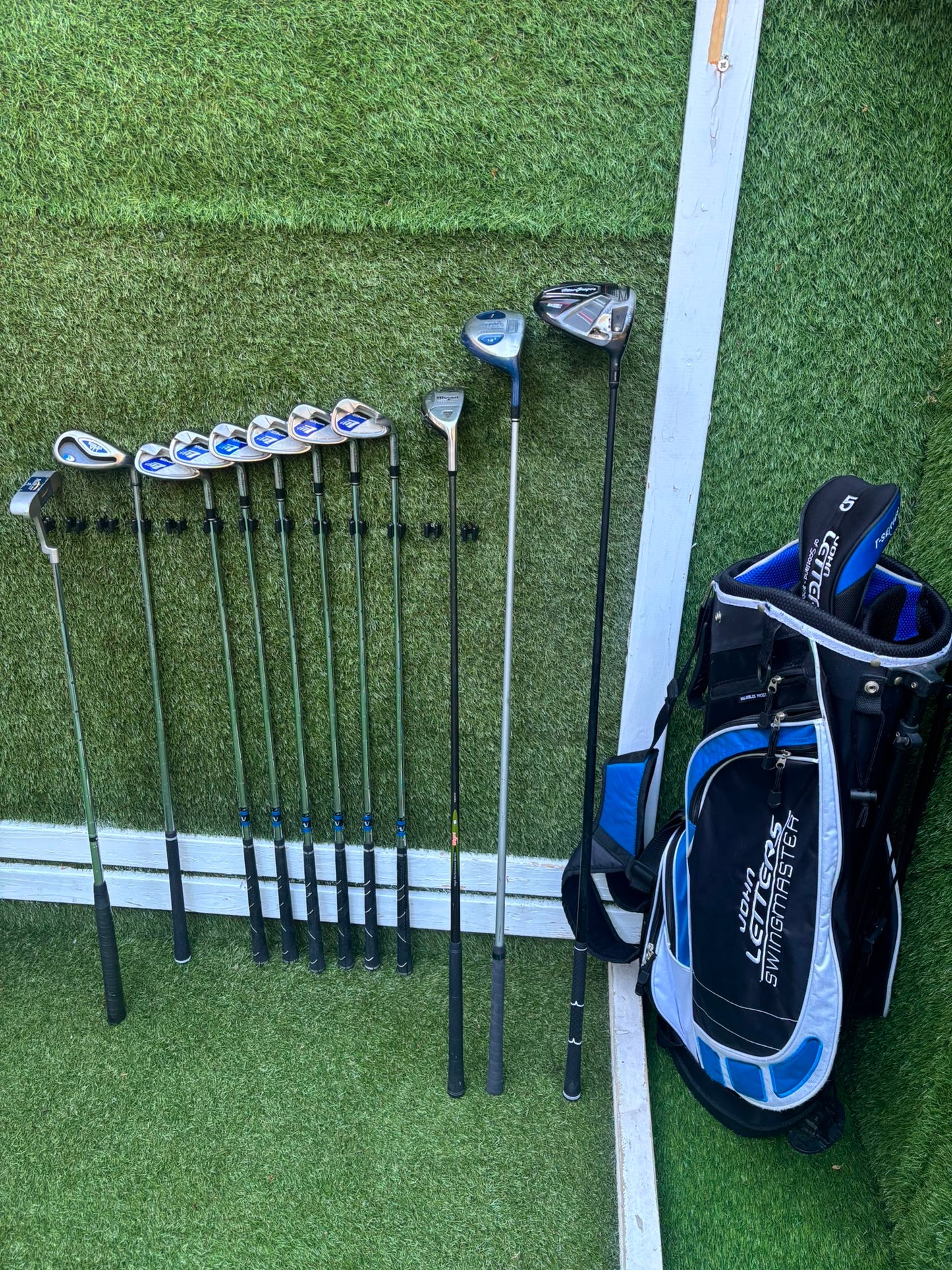 Ben Sayers M7 Golf Set with MacGregor MacTec X Driver, RAM Hybrid & John Letters Stand Bag