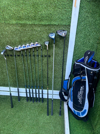 Ben Sayers M7 Golf Set with MacGregor MacTec X Driver, RAM Hybrid & John Letters Stand Bag
