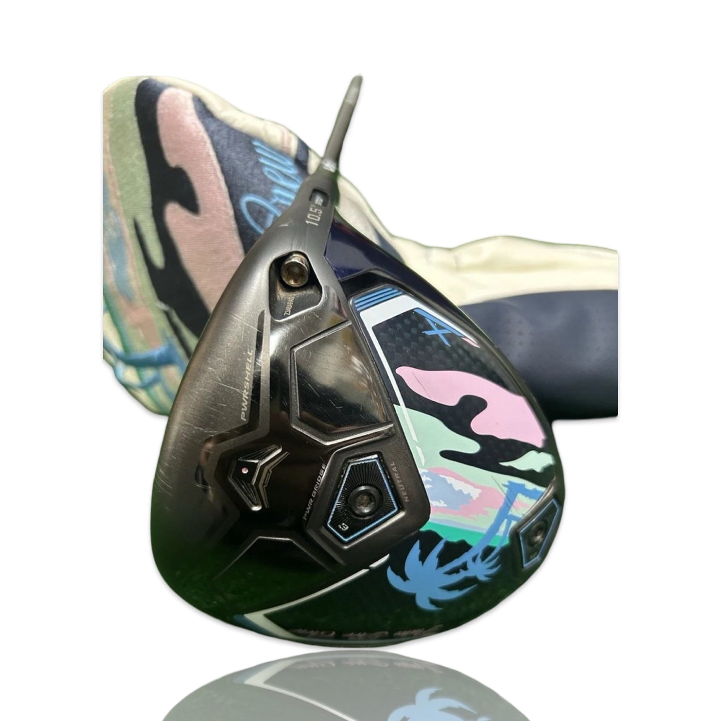 Cobra Darkspeed X Palm Tree Crew 10.5° Driver / Stiff HZRDUS 6.0 Graphite Shaft