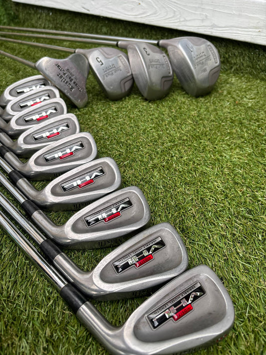 Maxfli VHL Irons 3-SW + Howson Woods + Cart Bag Golf Set
