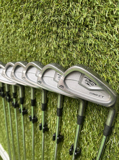 Mizuno Zoid Comp CT Irons + Titleist & Cobra Drivers + Mizuno Woods + Tail Moore Putter + PowaKaddy Cart Bag – 14 Clubs