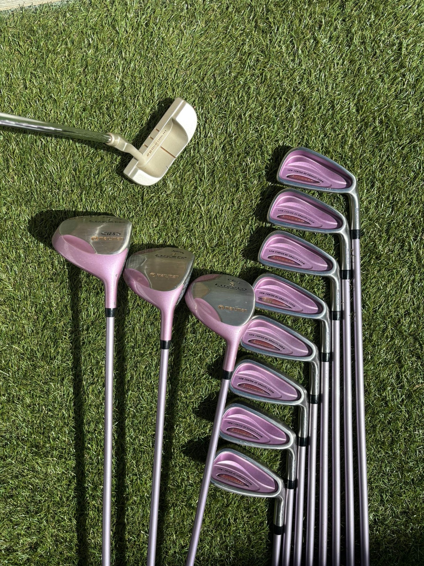 Maruman Lucero Ladies Golf Set (4–SW Irons) + Driver, 3 & 5 Woods + Matching Bag