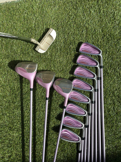 Maruman Lucero Ladies Golf Set (4–SW Irons) + Driver, 3 & 5 Woods + Matching Bag