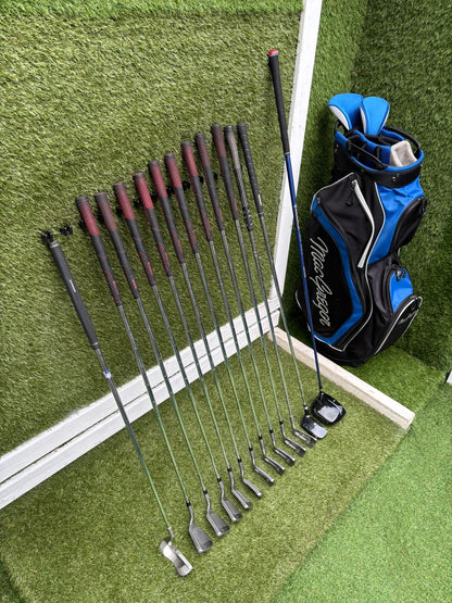 Z-Model II 3-SW Irons, Ping Zing 2 Red Dot 2 Iron, Driver, Hybrid & MacGregor Bag