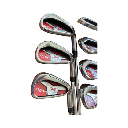 Callaway Golf Clubs X Series 5-PW & Sand Wedge Uni Flex Steel Shafts Free Delivery