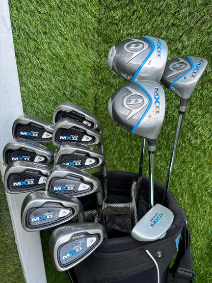 Complete Matching Dunlop MX II Golf Package Set with Stand Bag Free Delivery