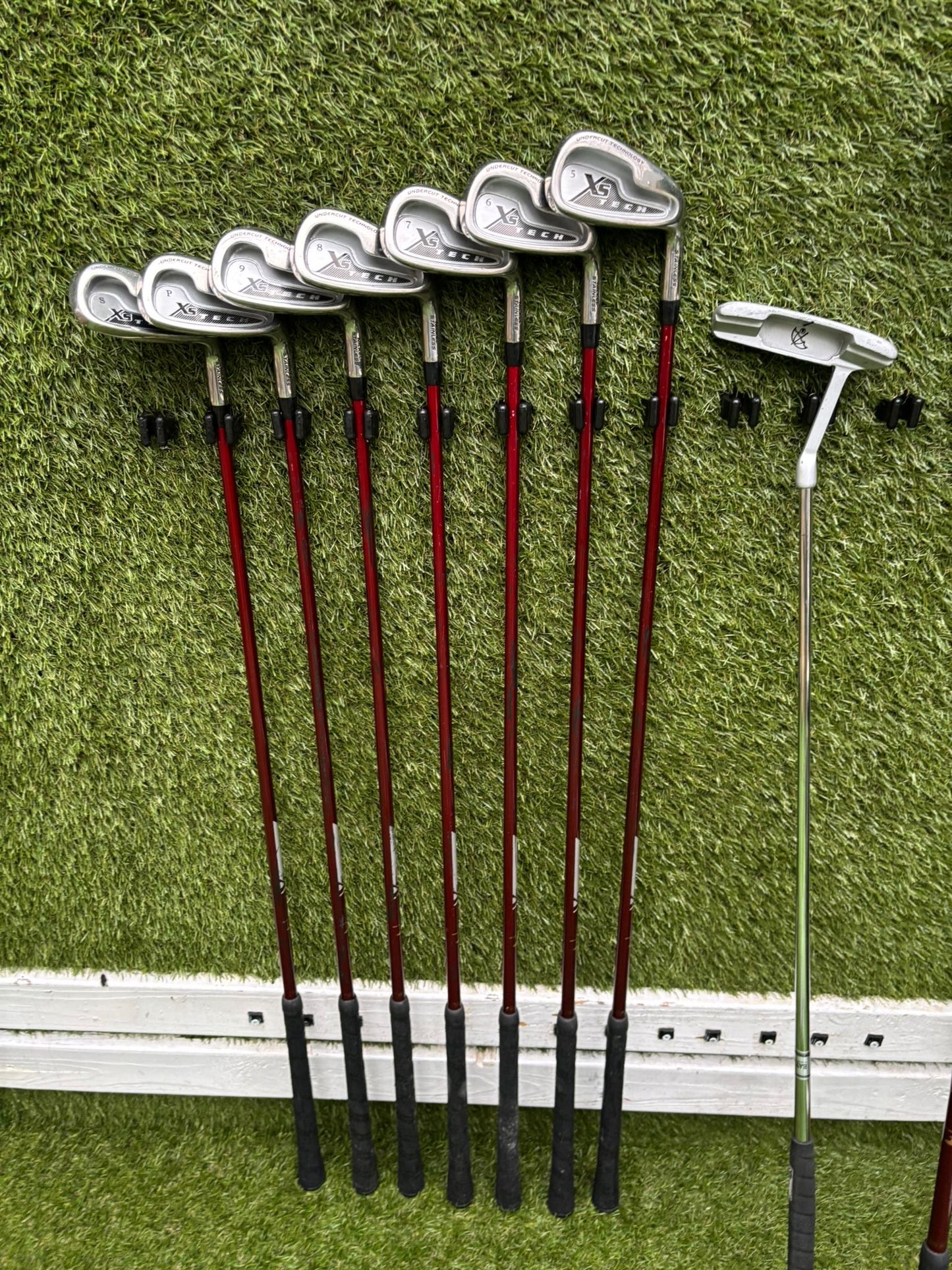Golden Bear Irons + Xs Tech Woods + Donnay Driver + Callaway Stand Bag – 12-Club Golf Set