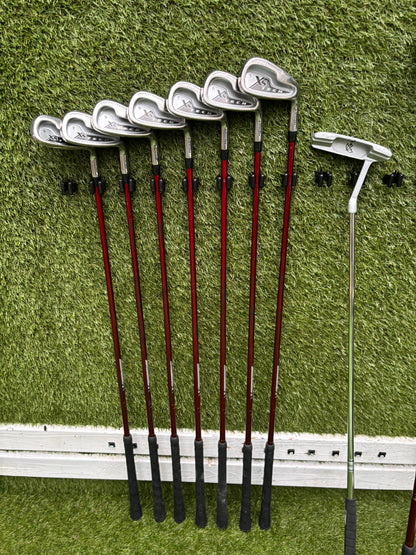 Golden Bear Irons + Xs Tech Woods + Donnay Driver + Callaway Stand Bag – 12-Club Golf Set