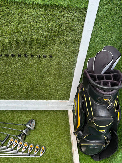 Wilson 1200 CG Golf Set with X31 Driver, RAM Hybrid & Powakaddy Cart Bag