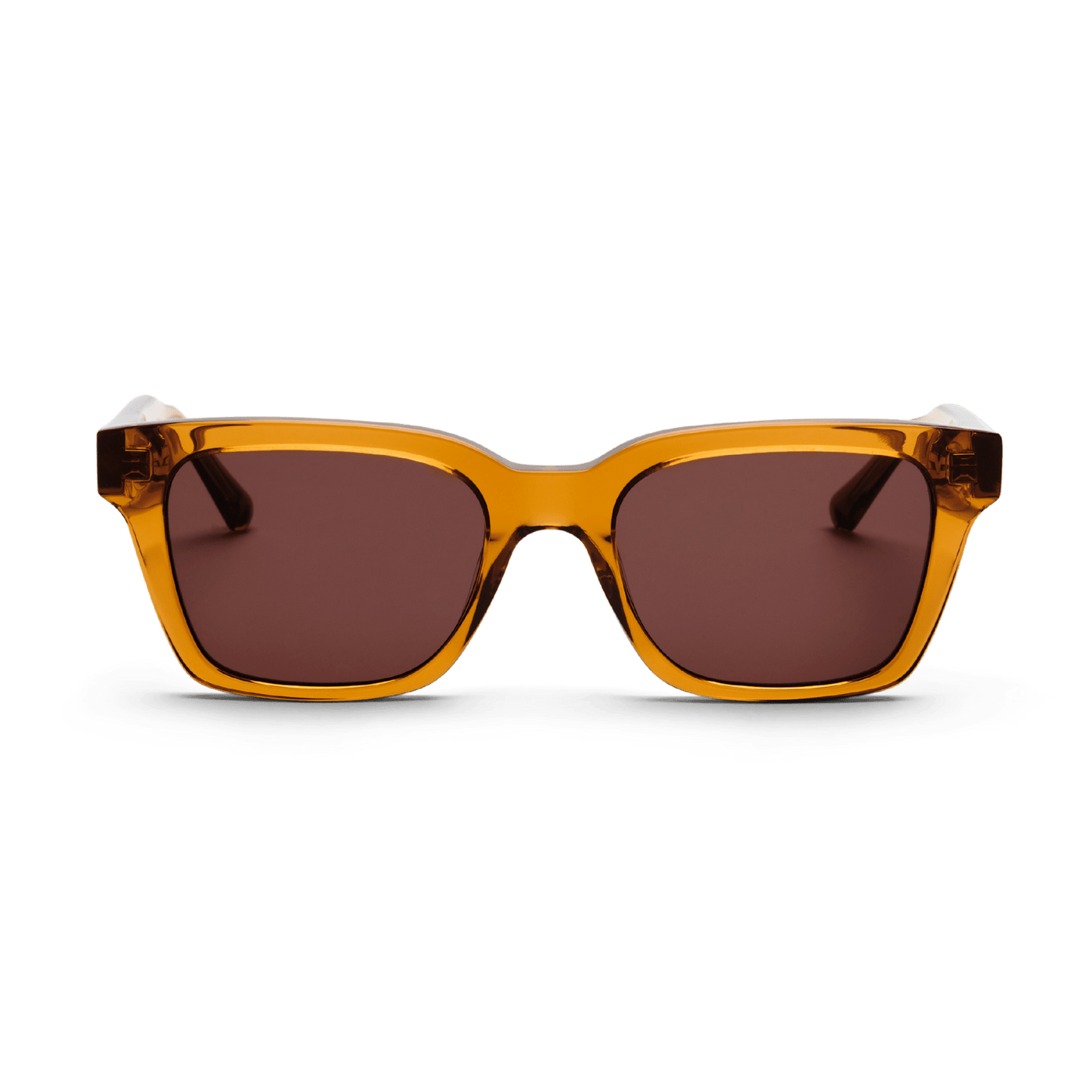 DEAN Rectangular Brown Coffee Sunglasses by Messy Weekend