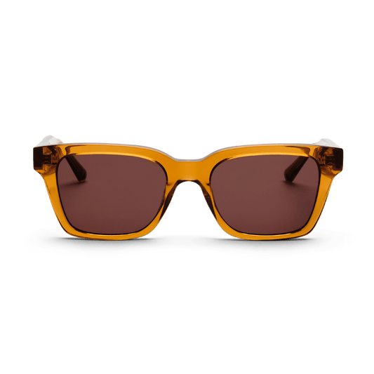 DEAN Rectangular Brown Coffee Sunglasses by Messy Weekend