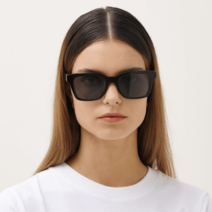 DEAN Rectangular Black Sunglasses by Messy Weekend