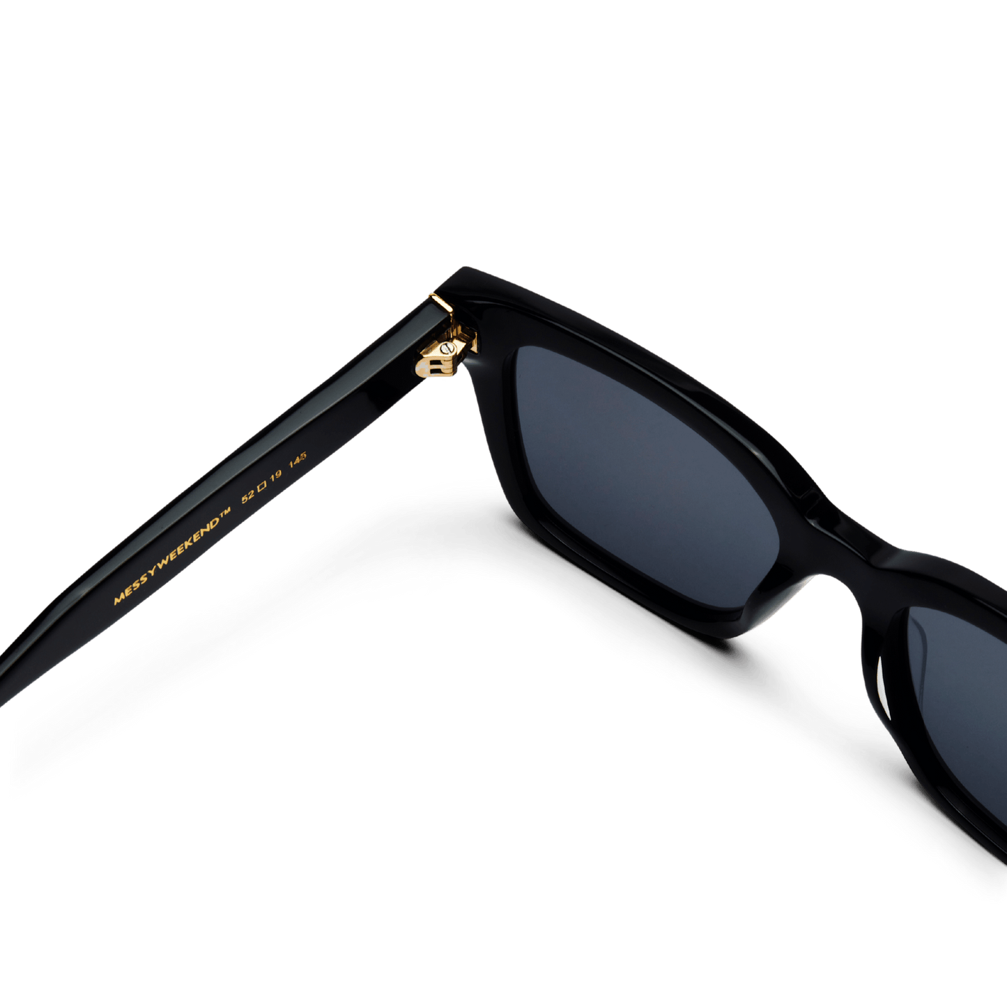 DEAN Rectangular Black Sunglasses by Messy Weekend