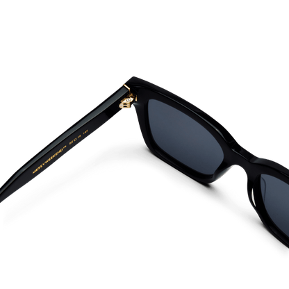 DEAN Rectangular Black Sunglasses by Messy Weekend