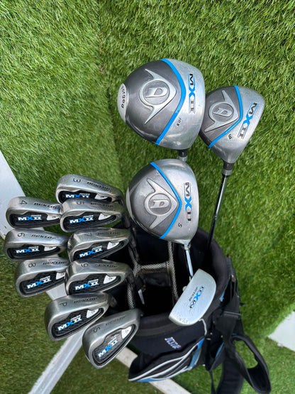Complete Matching Dunlop MX II Golf Package Set with Stand Bag Free Delivery