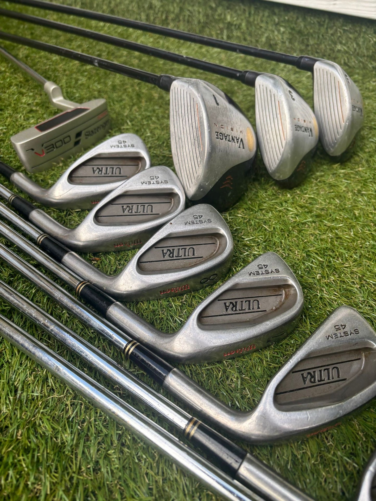 🔥 Wilson Ultra Irons + Vantage Vision Woods + Slazenger Putter