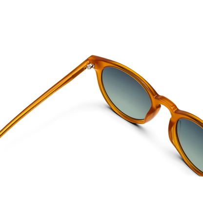 DEPP Amber Green Sunglasses SMALL by Messy Weekend