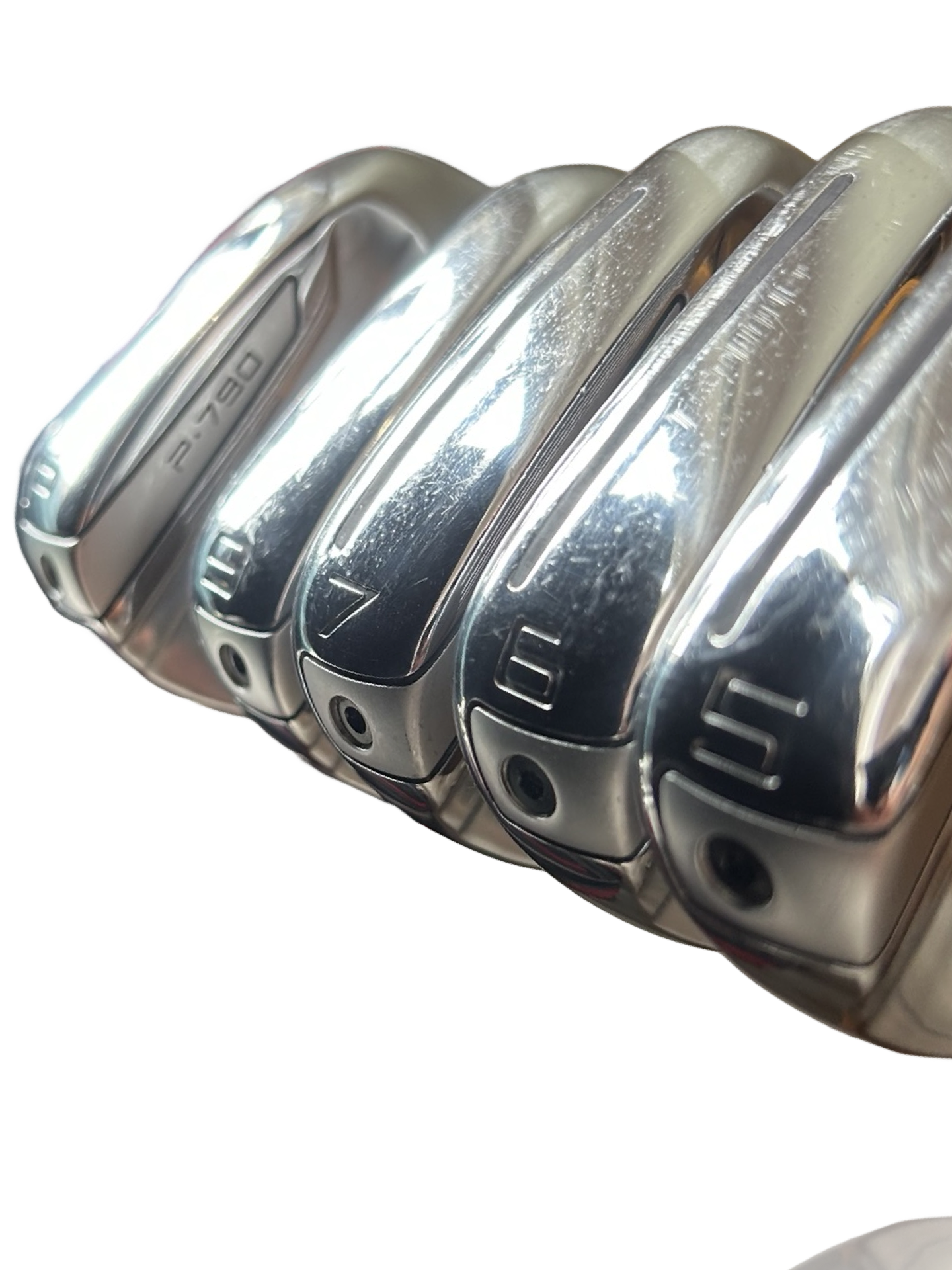 TaylorMade P790 Forged Iron Set 5-PW KBS Reg Flex Recently Fitted Mid Size Grips RH Free P&P
