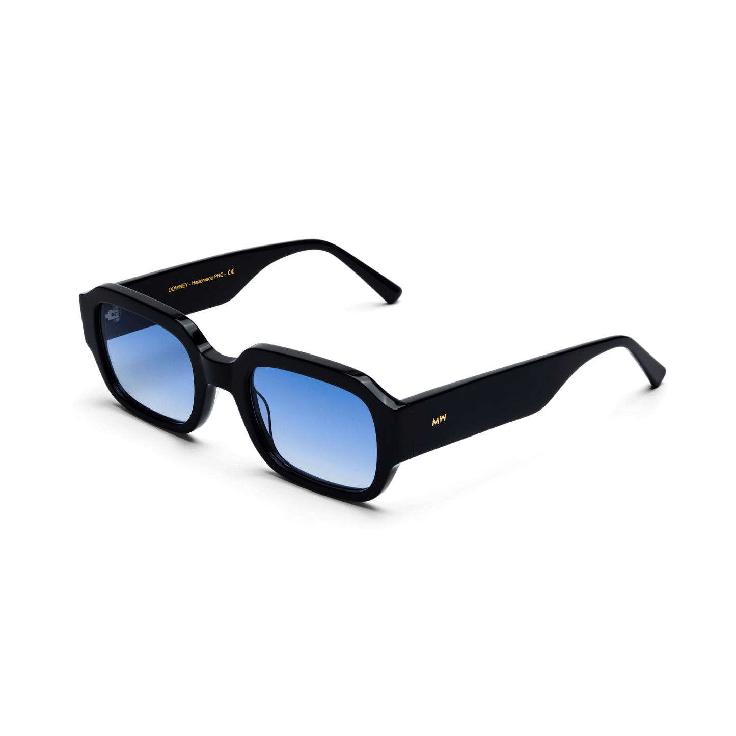 DOWNEY Just Cool Black Gradient Blue Sunglasses by Messy Weekend