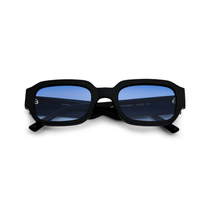 DOWNEY Just Cool Black Gradient Blue Sunglasses by Messy Weekend