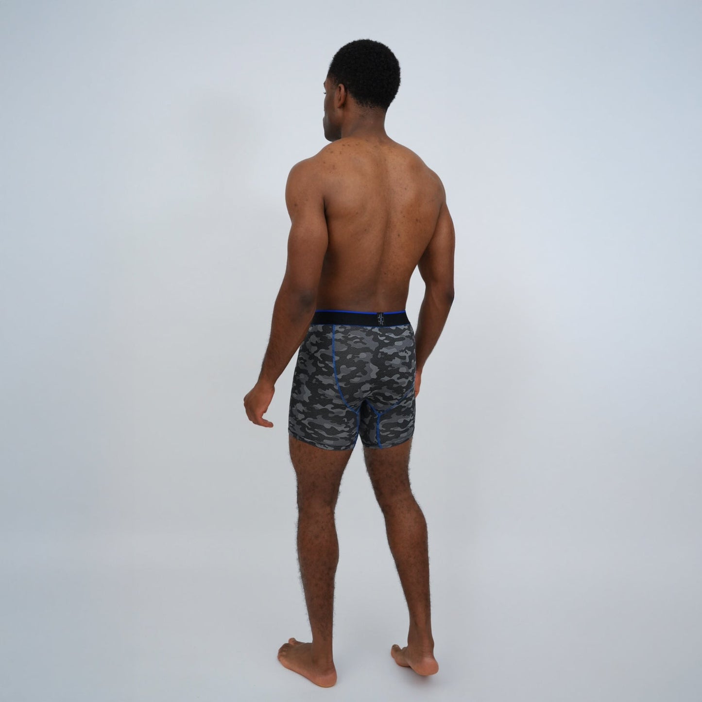 Aero Pro 7" Boxers - Camo / Royal Blue