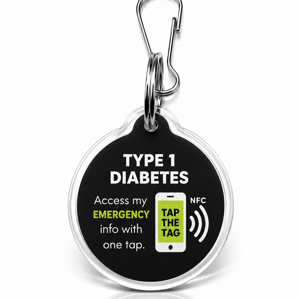 T1 Diabetic Tag | Emergency NFC tag