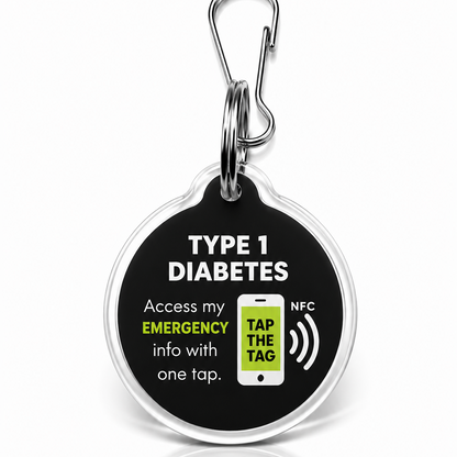T1 Diabetic Tag | Emergency NFC tag