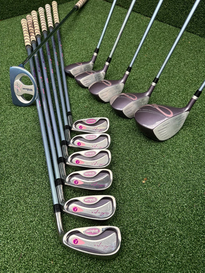 Wilson Hope LX Ladies Complete Golf Set – Matching Woods, Hybrids, 6–SW Irons, Putter & Wilson Bag