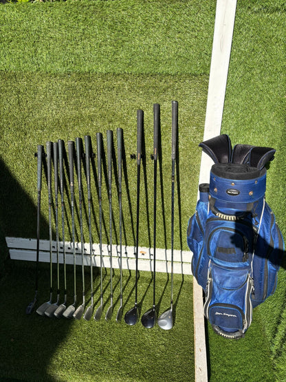 Browning 3–SW Irons + Cobra Driver + Dunlop 3 & 5 Wood + Ben Sayers Bag – 13 Clubs