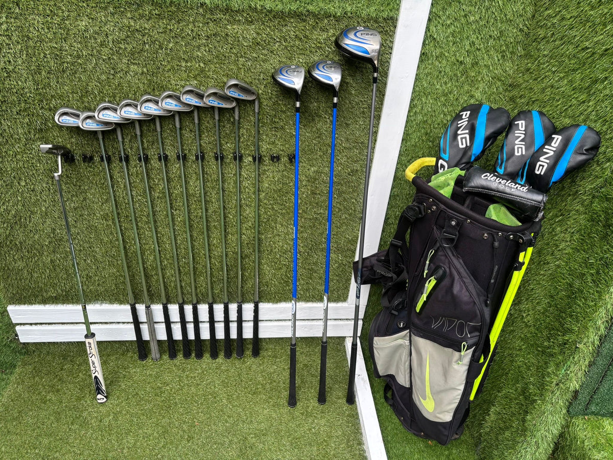 PING G2 / G5 Complete Golf Set – Cleveland Milled Putter & Nike Vapor Stand Bag