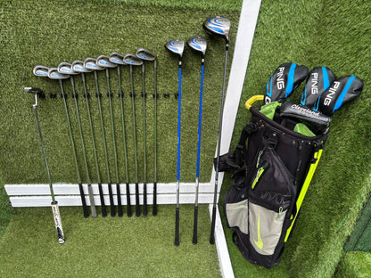 PING G2 / G5 Complete Golf Set – Cleveland Milled Putter & Nike Vapor Stand Bag