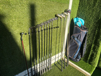 Ladies-Friendly Full Golf Set | Yonex Driver + Fazer Woods + Fazer HOT-1 Irons + Wilson Bag (13 Clubs)