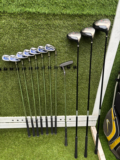 Regal Z4 Titanium Woods + XTP Irons + Nike Stand Bag – 11-Club Golf Set