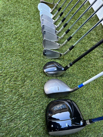 Jack Nicklaus Bear Iron Set + John Letters Driver + Woods + Bag – Full Starter Setup