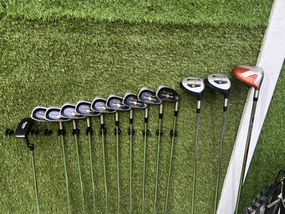 Wilson ProStaff Oversize 3–SW + New & Unused Woods + Howson Putter + Nike Bag (13-Piece Set)