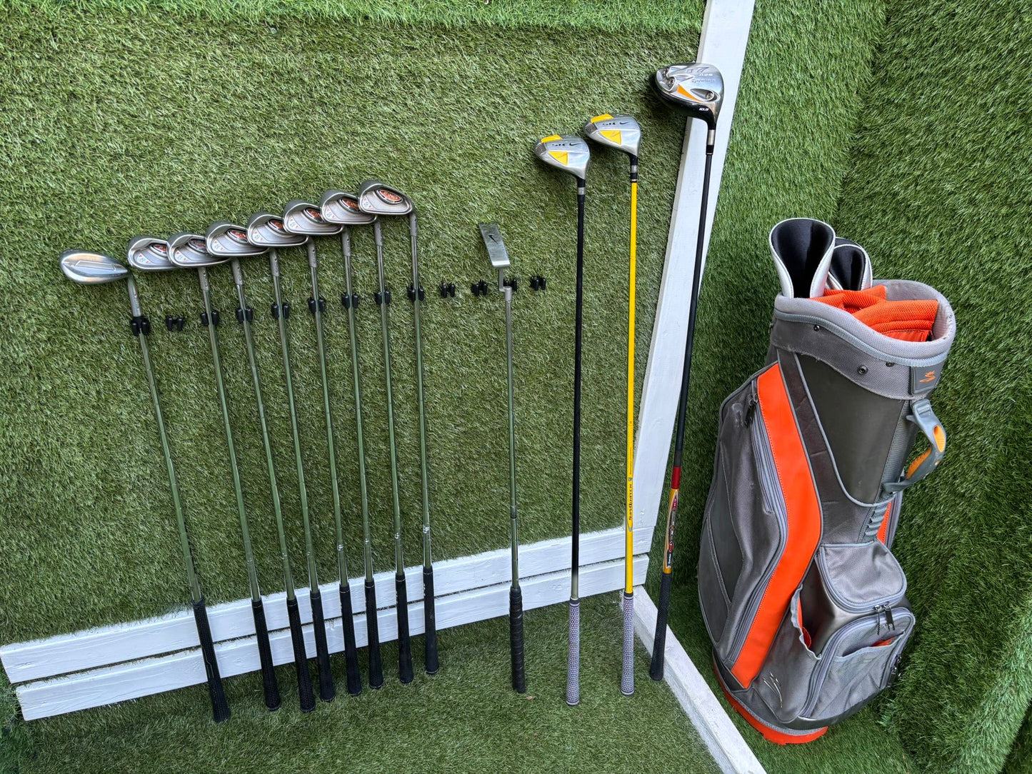 Ping G10 Irons Set + TaylorMade r7 Driver + Nike SQ Woods + Ping Glide Wedge + Cobra Stand Bag