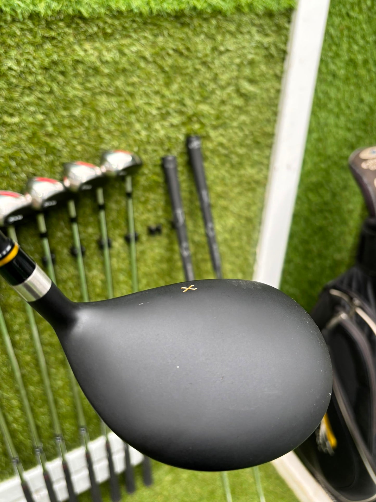 RAM Laser Hybrid Iron Set with GX7 Driver Wood, Steelhead Plus Woods & Powakaddy Bag