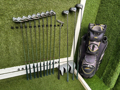 Donnay Pro One Full Golf Set + PowaKaddy Cart Bag (13 Clubs) – Fantastic Like New Condition Just £194.00 Delivered